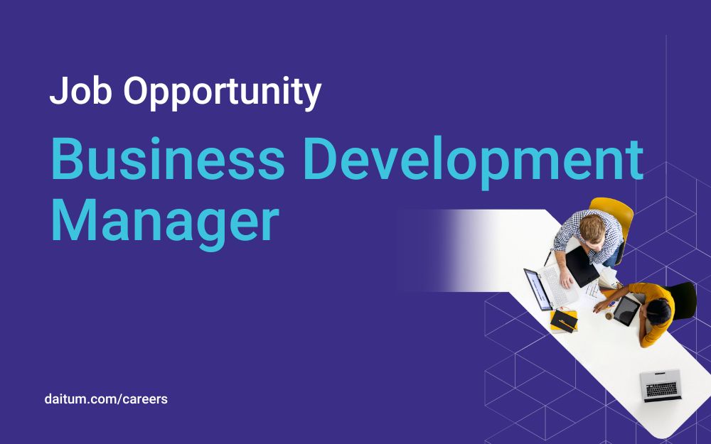 Business Development Manager Job Vacancy Datium | AI Solutions