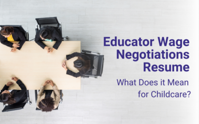 Breaking News! Educator Wage Negotiations Resume – What Does it Mean for Childcare?